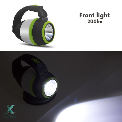 Lampa LED 3w1 Maclean, kempingowa, biurkowa, latarka, 1W, 60-200lm, Cold White 6000K, zasilanie 3xAA 1,5V, MCE294 Maclean