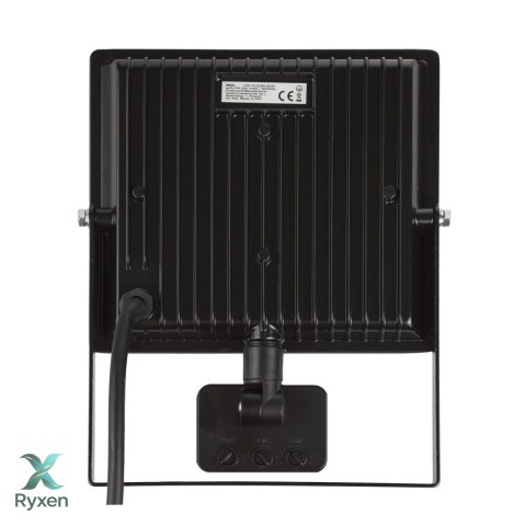 Naświetlacz LED z czujnikiem ruchu Maclean, slim 30W, 2400lm, barwa neutralna biała (4000K), IP44, MCE630 NW PIR Maclean