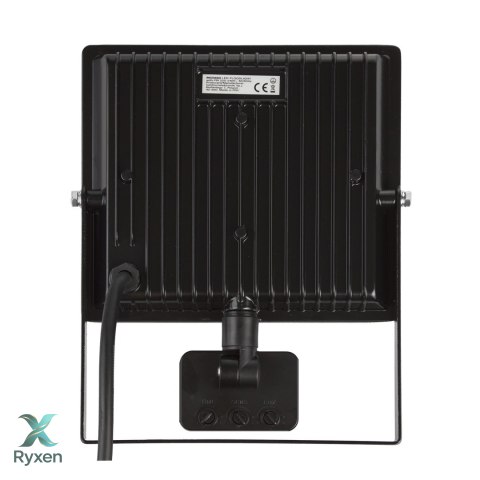 Naświetlacz LEDz czujnikiem ruchu Maclean, slim 50W, 4000lm, barwa ciepła biała (3000K), IP44, MCE650 WW PIR Maclean