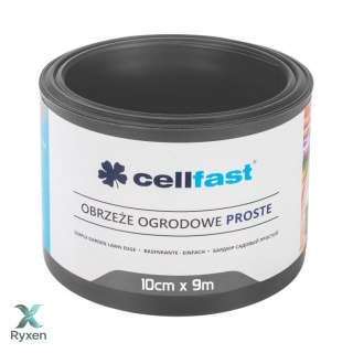 Obrzeże ogrodowe proste 10cm x 9m Cellfast grafitowe CELLFAST