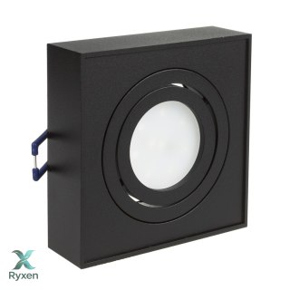 Oprawa podtynkowa, tuba LED Maclean, oczko, SPOT, dla MR16/GU10, kolor czarny, 94x94x32mm, kwadratowa, alu, MCE464 B Maclean