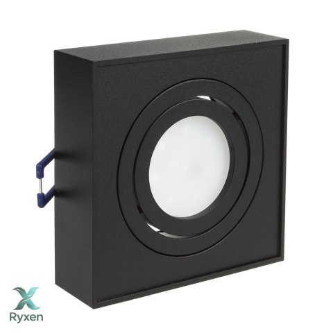 Oprawa podtynkowa, tuba LED Maclean, oczko, SPOT, dla MR16/GU10, kolor czarny, 94x94x32mm, kwadratowa, alu, MCE464 B Maclean