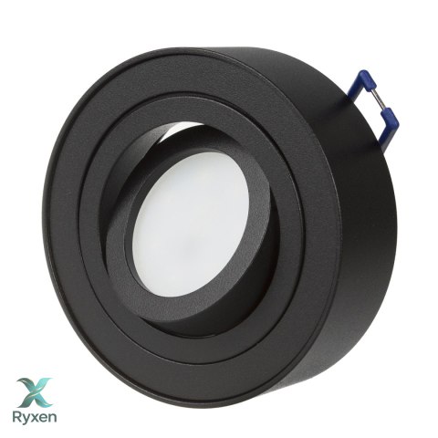 Oprawa podtynkowa, tuba LED Maclean, oczko, SPOT, dla źródeł światła MR16/GU10, kolor czarny, 94x32mm, okrągła, alu, MCE462 B Maclean