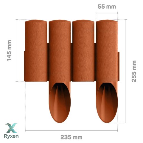 Palisada ogrodowa Cellfast Standard 4 ceglasta CELLFAST