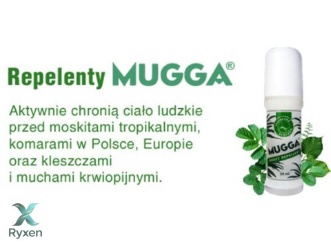 Preparat przeciw insektom Mugga Roll-On 20% 50ml Mugga