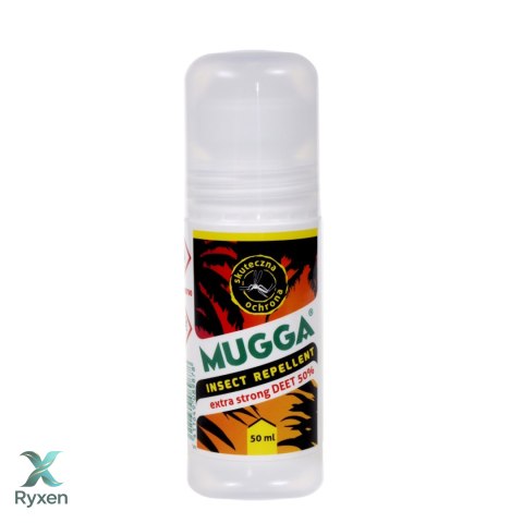 Preparat przeciw insektom Mugga Roll-On 50% 50ml Mugga