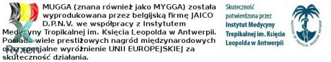 Preparat przeciw insektom Mugga Spray 9,5% 75ml Mugga