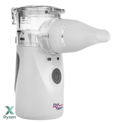 Przenośny / podręczny bezprzewodowy inhalator nebulizator Promedix, zestaw, maski, PR-835 ProMedix