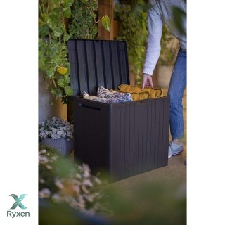 Skrzynia ogrodowa Keter City Storage Box 113L grafitowa Keter