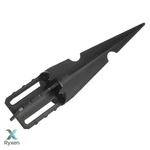 Solarna lampa LED Maclean, z czujnikiem, 3 tryby,wbijana, Li-ion 18650, IP44, 3,7V, 1200 mAh, Chrom matt, MCE465 C/M Maclean