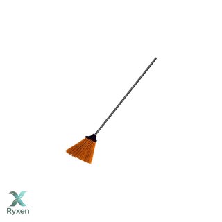 Szczotka gospodarcza plast. z trz.rur.met.120cm pomarańcz. POLSKA