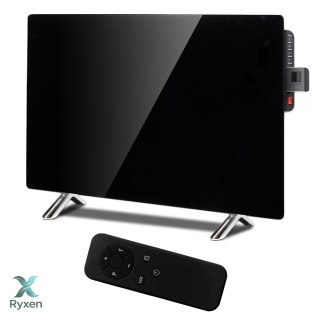 Szklany panel grzewczy Maclean, podczerwień 600W, timer, pilot, termostat, WiFi Tuya, kolor czarny, 55x100cm, MCE536 Maclean