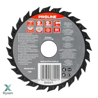 Tarcza płaska piła z tarnikiem grube zęby 115mm proline Proline