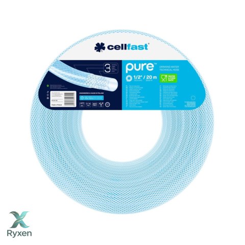 Wąż do wody pitnej Cellfast Pure 12,5mm x 2,5mm 20m CELLFAST