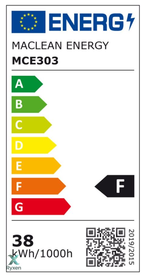 Żarówka LED Maclean, E27, 38W, 220-240V AC, zimna biała, 6500K, 3990lm, MCE303 CW Maclean