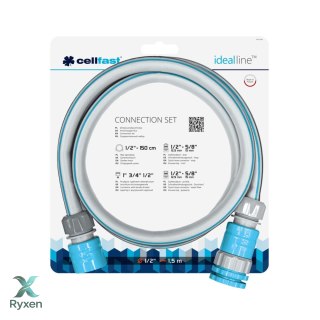 Zestaw przyłączeniowy 1/2" 1,5m Cellfast CELLFAST