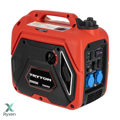 Agregat prądotwórczy inwertor 1800w (max 2000w), 2x230v Tryton