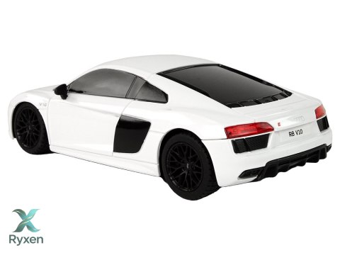 Auto Samochód Zdalnie Sterowany RC Audi R8 Rastar Pilot Białe 1:24 RASTAR