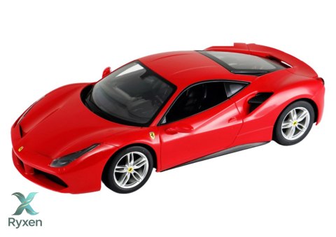 Auto Samochód Zdalnie Sterowany RC Ferrari 488 GTB Pilot Czerwone 1:14 RASTAR