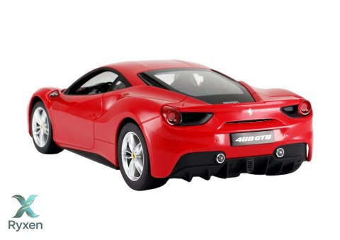 Auto Samochód Zdalnie Sterowany RC Ferrari 488 GTB Pilot Czerwone 1:14 RASTAR