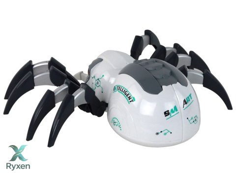 Duży Pająk Zdalnie Sterowany RC Na Baterie Biało-Szary LEAN TOYS