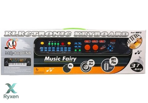 Keyboard Organy z Mikrofonem 37 Klawiszy USB LEAN TOYS