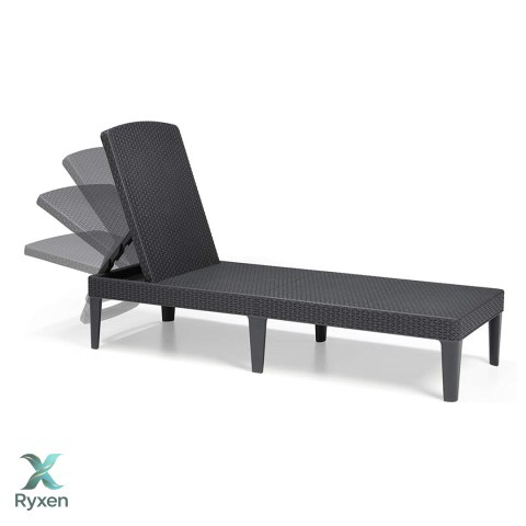 Leżak ogrodowy regulowany Jaipur Sun Lounger grafitowy Keter