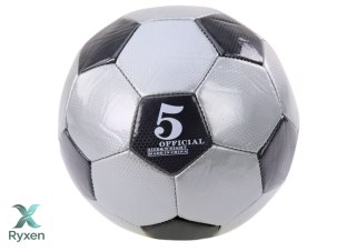 Piłka Klasyczna 24 cm Do Piłki Nożnej Rozmiar 5 Szara LEAN TOYS
