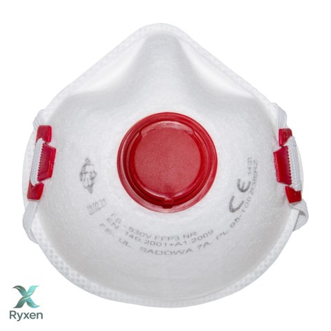 Półmaska filtrująca fs-630v ffp3 nr , kpl 3 szt (zaworek),ce Pro