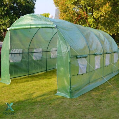 Tunel Foliowy Ogrodowy Szklarnia 4,5x2x2m Folia 9m? UV-4 Premium LEAN