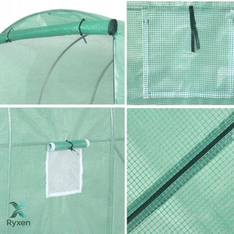 Tunel Foliowy Ogrodowy Szklarnia 4,5x2x2m Folia 9m? UV-4 Premium LEAN