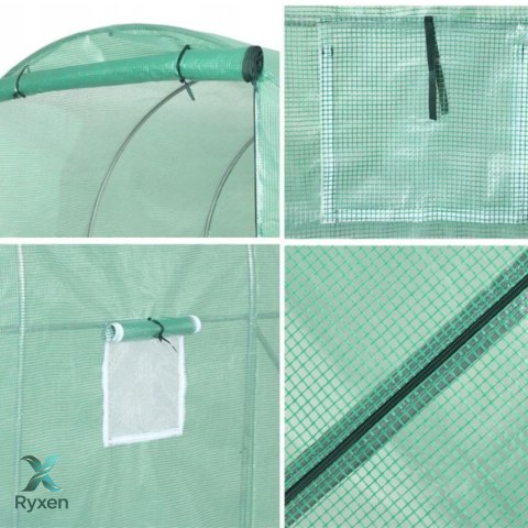 Tunel Foliowy Ogrodowy Szklarnia 6x3x2m Folia 18m? UV-4 Premium LEAN