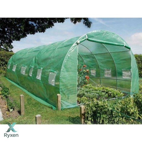 Tunel Foliowy Ogrodowy Szklarnia 6x3x2m Folia 18m? UV-4 Premium LEAN