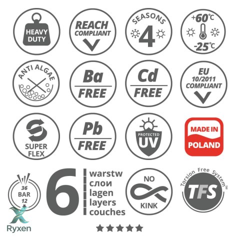 Wąż ogrodowy Vartco Hoppy 3/4" 50m Agaplast