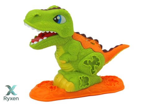 Zestaw Ciastoliny Dinozaur 6 Kolorów Formy Delfinek Muszelka LEAN TOYS