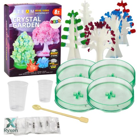Zestaw Edukacyjny Doświadczenie Hodowla Kryształów Drzewka LEAN TOYS