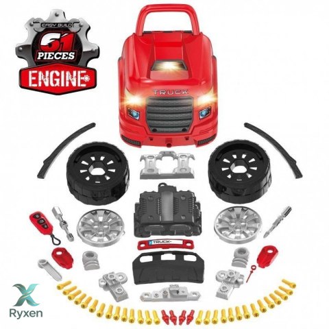 Zestaw Mechanika Ciężarówka Do Rozkręcania, Narzędzia Warsztat LEAN TOYS