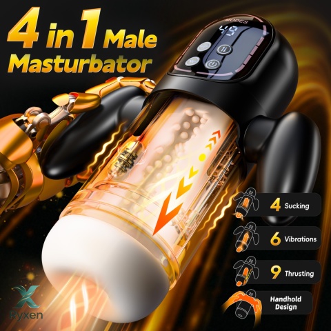 Automatyczny ssący teleskopowy masturbator męski