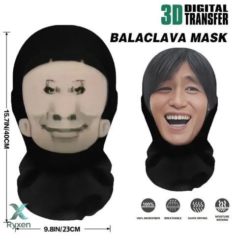 Elastyczna realistyczna maska 