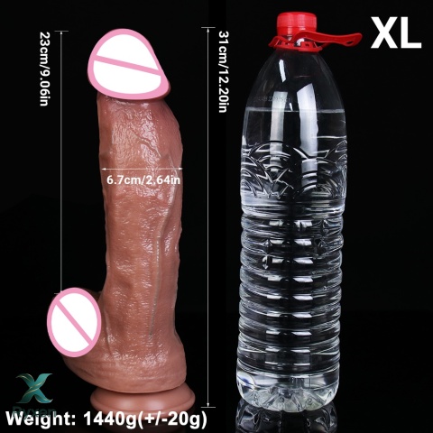 Realistyczne, miękkie w dotyku dildo