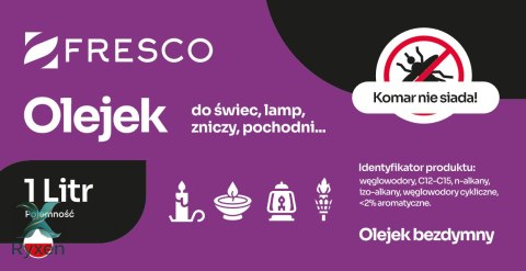 Paliwo olej do lamp, pochodni i świec 1,0L ANTYKOMAR AiG