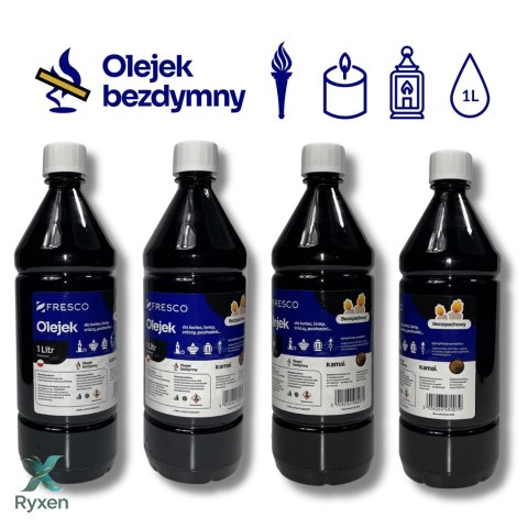 Paliwo olej do lamp, pochodni i świec 1,0L BEZZAPACHOWY AiG