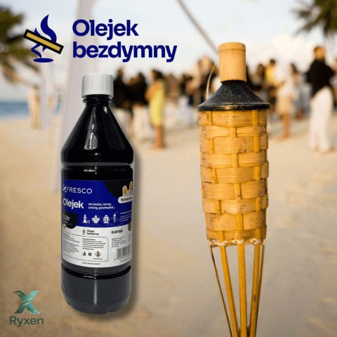 Paliwo olej do lamp, pochodni i świec 1,0L BEZZAPACHOWY AiG