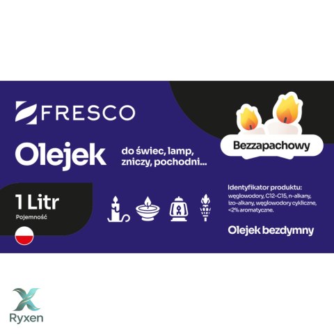 Paliwo olej do lamp, pochodni i świec 1,0L BEZZAPACHOWY AiG