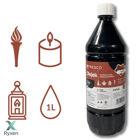Paliwo olej do lamp, pochodni i świec 1,0L CYNAMON AiG