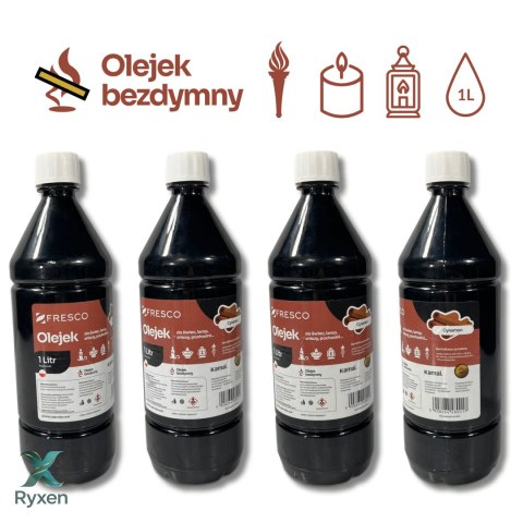 Paliwo olej do lamp, pochodni i świec 1,0L CYNAMON AiG