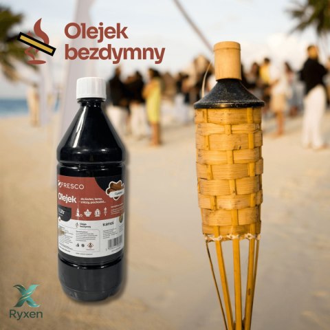 Paliwo olej do lamp, pochodni i świec 1,0L CYNAMON AiG