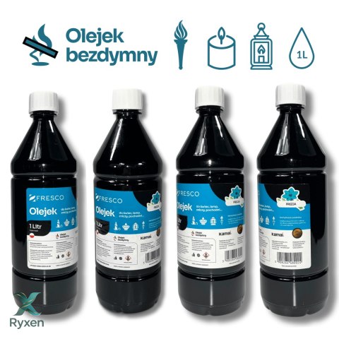 Paliwo olej do lamp, pochodni i świec 1,0L FREZJA AiG