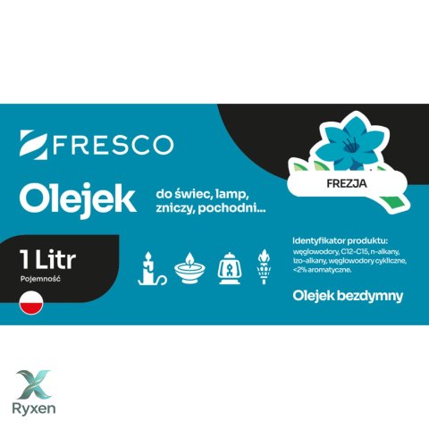 Paliwo olej do lamp, pochodni i świec 1,0L FREZJA AiG