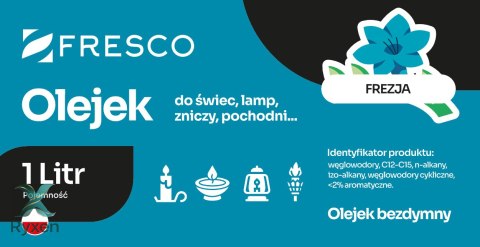 Paliwo olej do lamp, pochodni i świec 1,0L FREZJA AiG